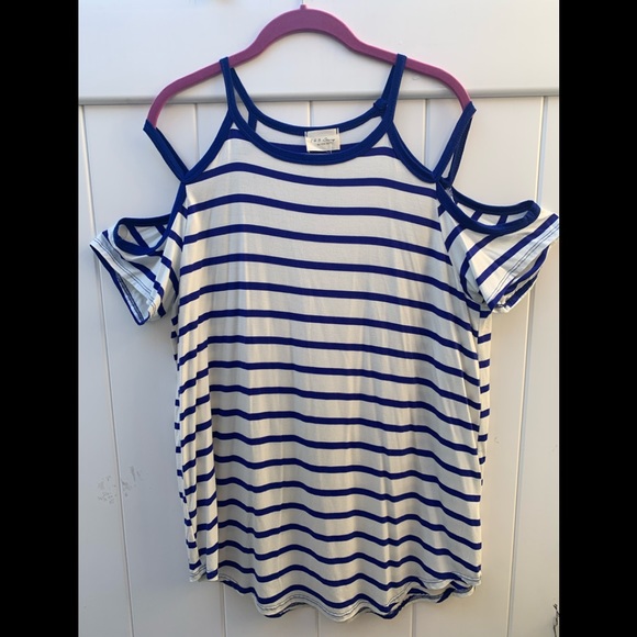 143 story size large striped blouse NWT - Picture 3 of 7